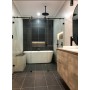 Sero-Frameless Sliding Door Wall to Wall 3 Panels Set Up Shower Screen 1701-1750*2000H Sero-Frameless Sliding Door Wall to Wall 3 Panels Set Up Shower Screen 1701-1750*2000H